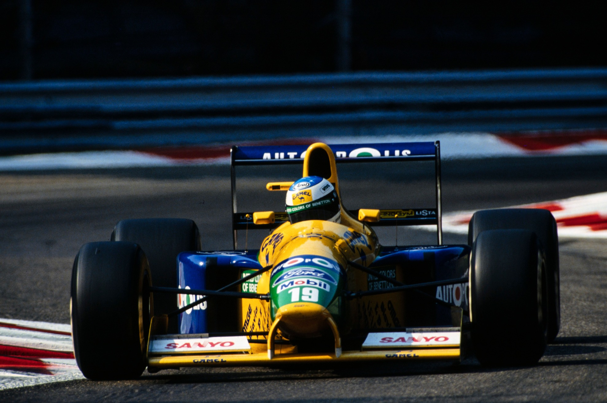 Schumacher quickly made an impression on his Benetton team upon arriving at Monza in 1991
