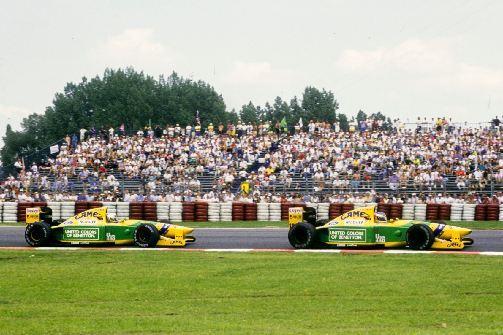 Brundle replaced Piquet for 1992 and pushed Schumacher hard