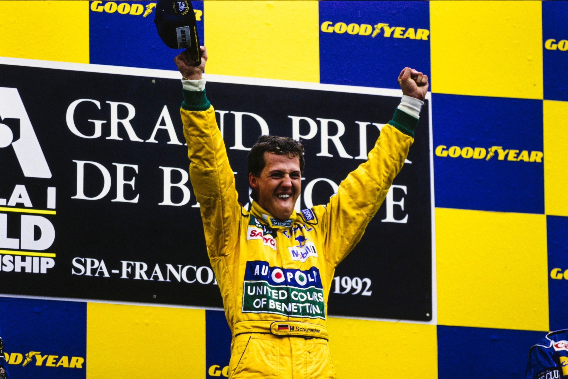 Schumacher's first win at Spa in 1992 lit the fuse under his bubbling career momentum