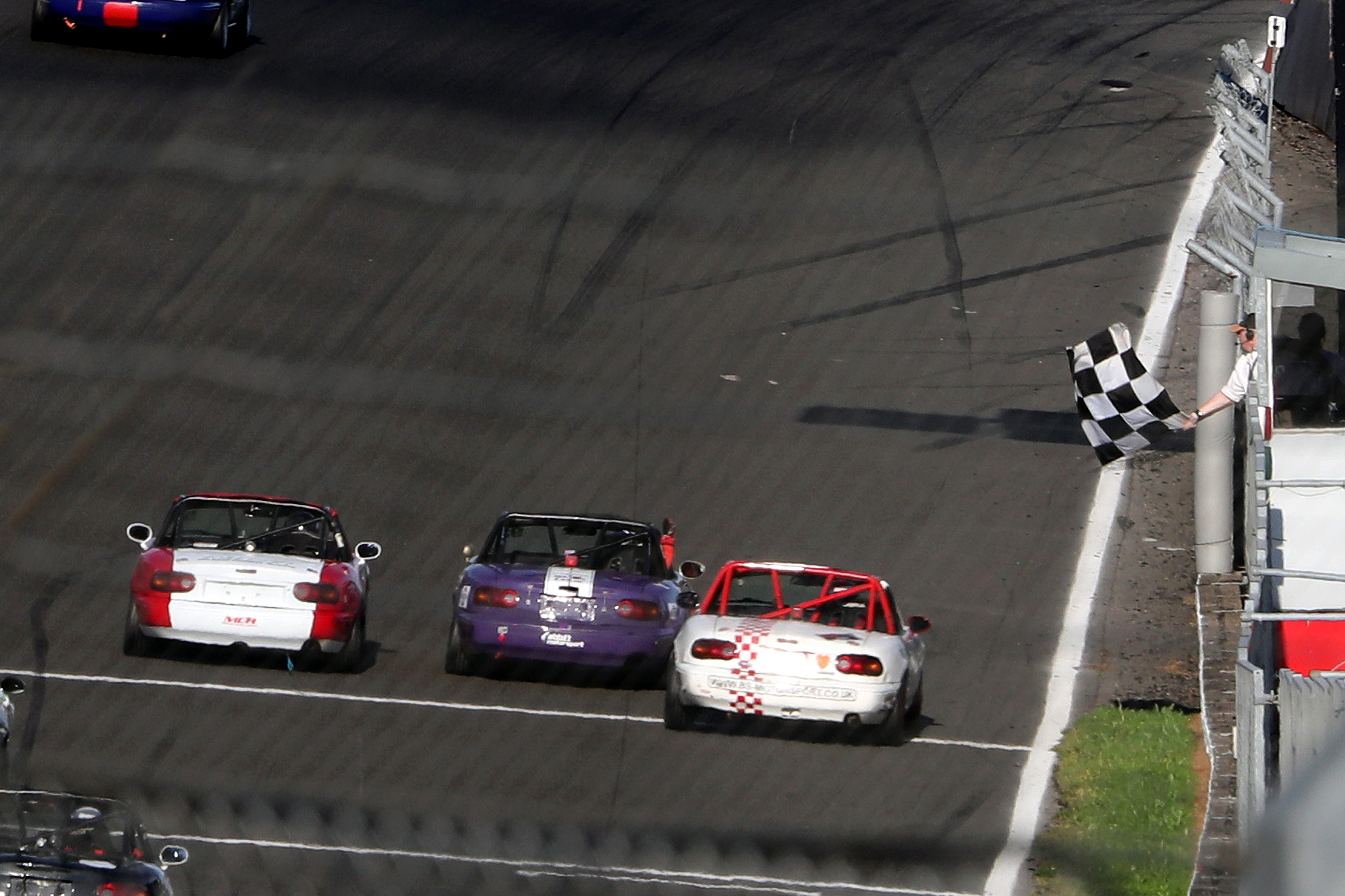 Ben Short (right) just missed out on race-one win to Ben Abbitt, but picked up the MX-5 Cup title. Brands Hatch 2021