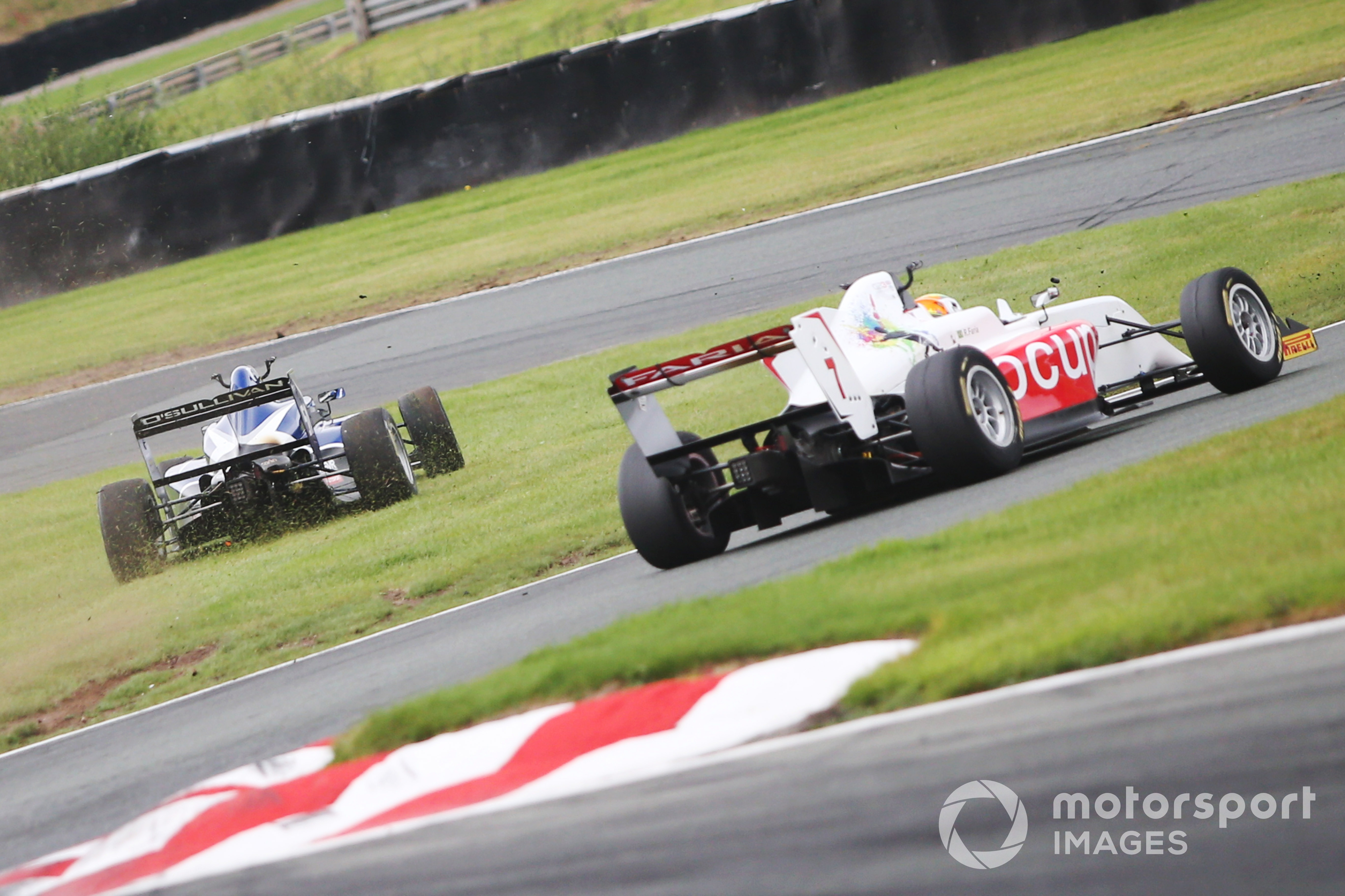 Zak O'Sullivan heads off the track, GB3, Oulton Park 2021