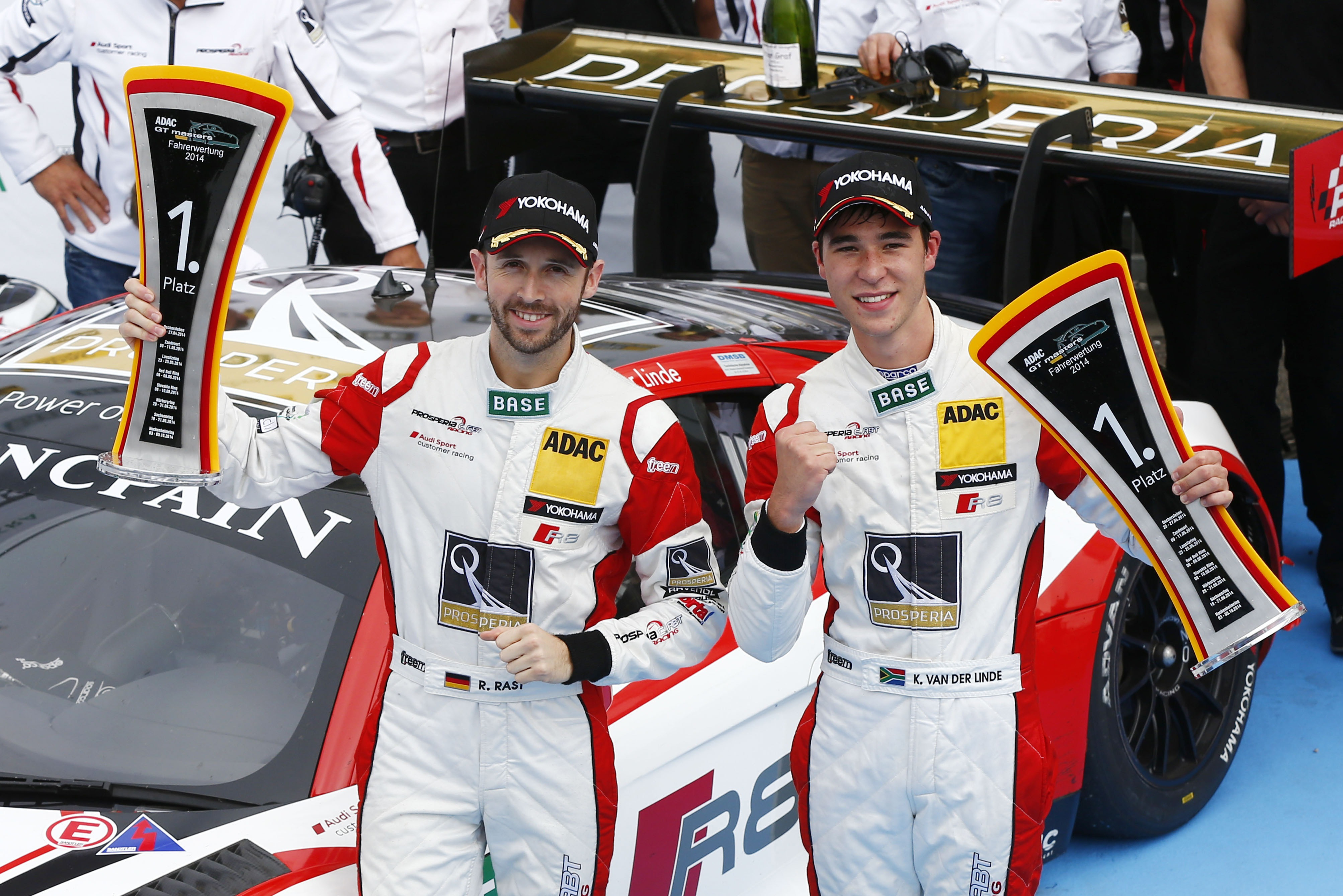 Van der Linde won the ADAC GT Masters title with Rast in his first season in GT3 racing, earning a factory contract for 2015