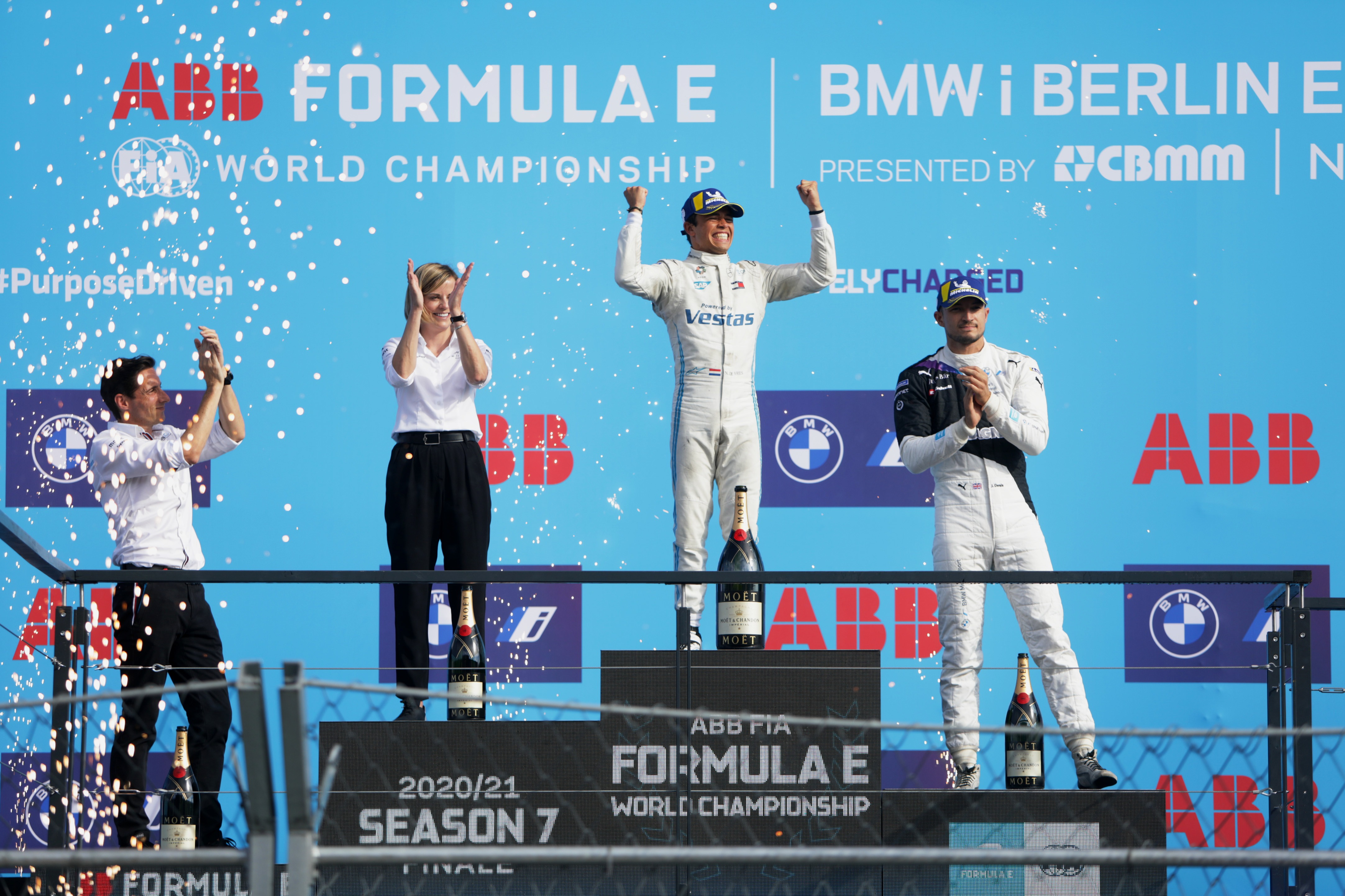 Nyck de Vries took the championship title in Berlin last month, on a day that Norman Nato won for Venturi