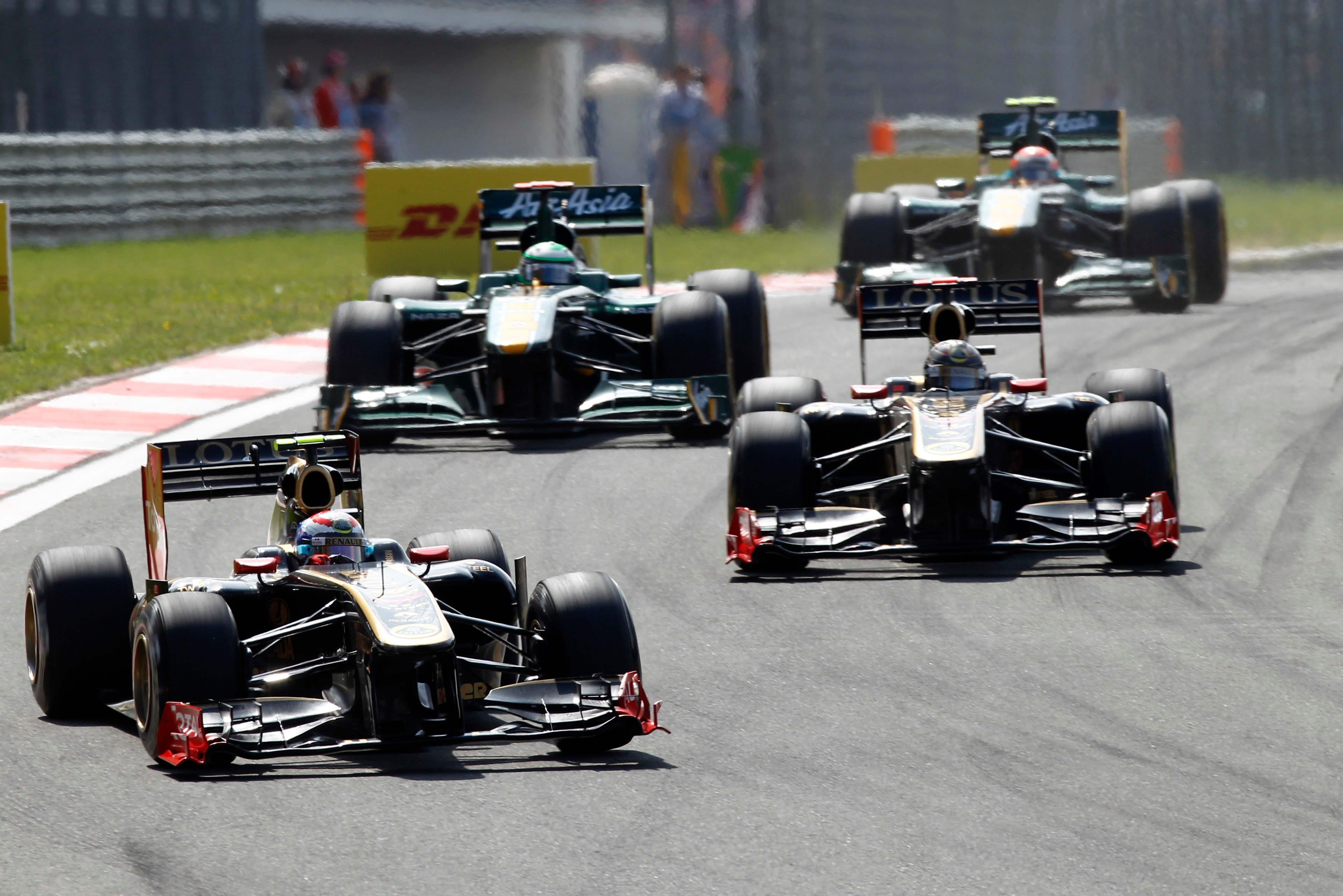 Confusion abounded in 2011 as two squads both laid claim to the Lotus name