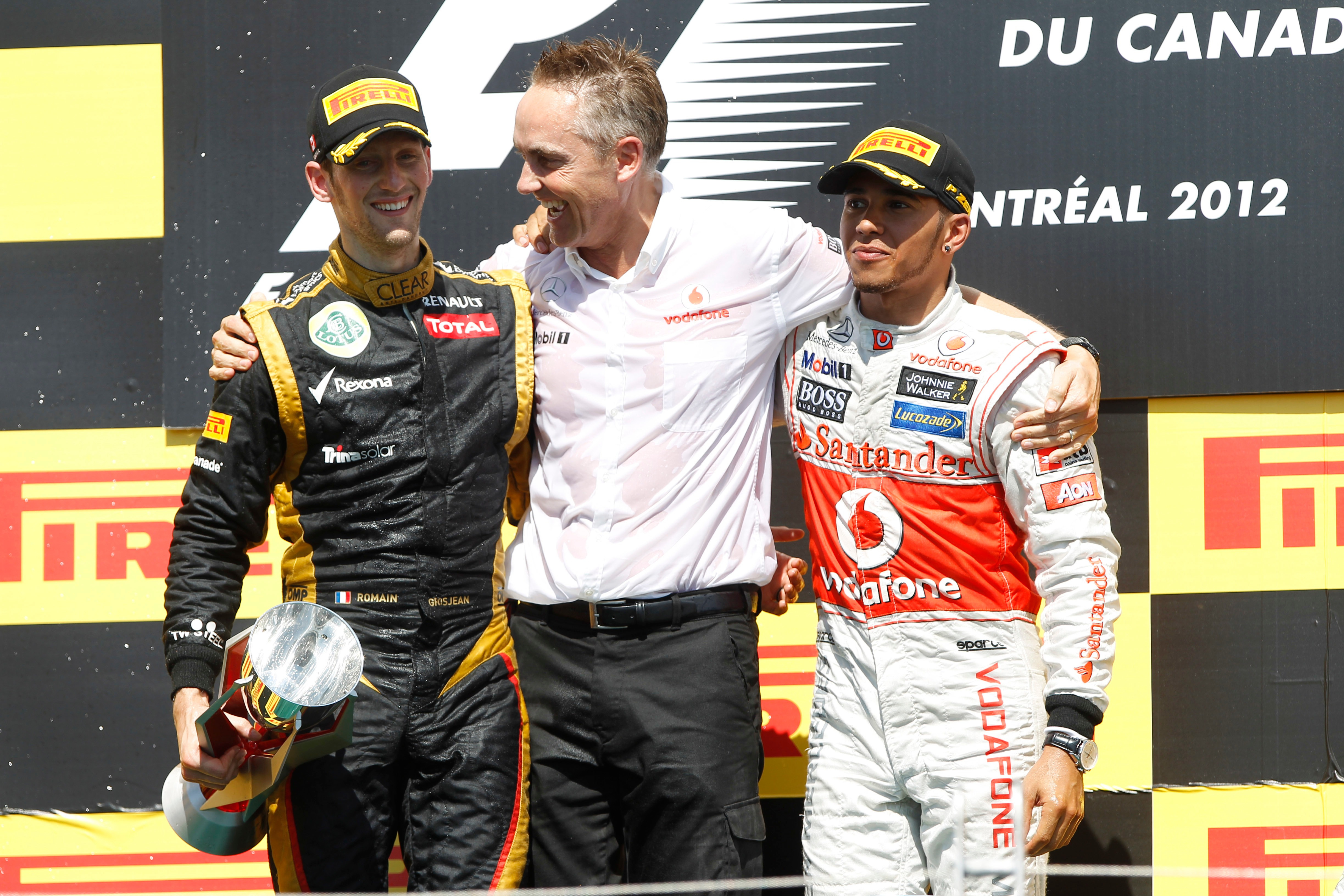 Grosjean executed a perfect strategy to follow Hamilton home
