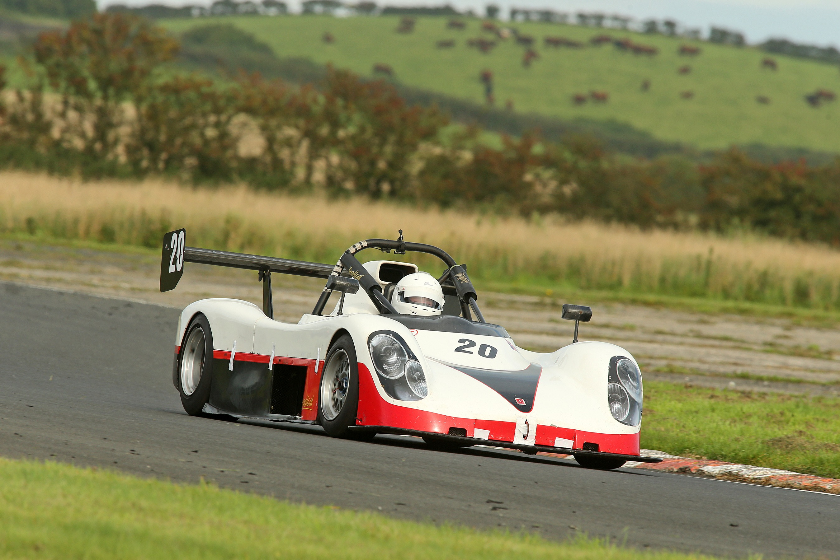 Roadsports race winner Jim Larkham