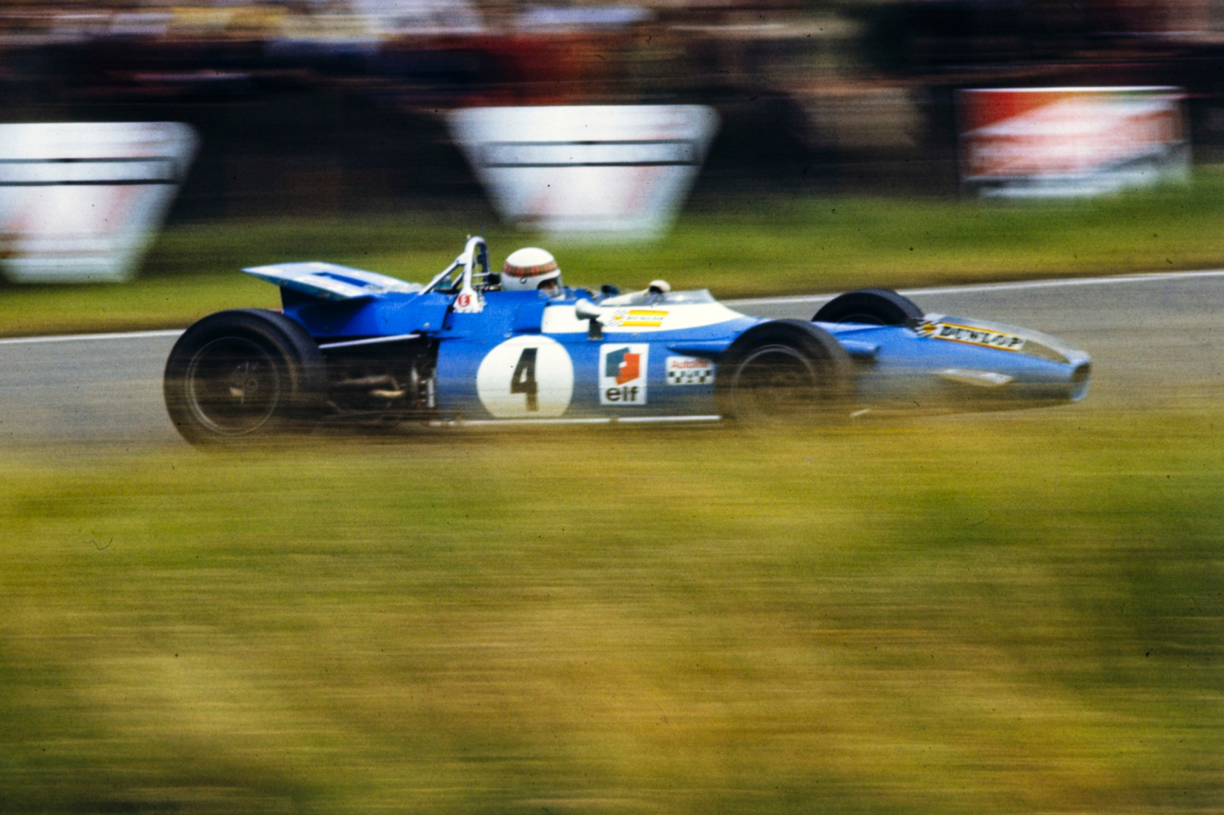 Stewart, pictured en-route to victory at Zandvoort, won his first world championship in 1969 with Ford DFV-powered Matra MS80, but the relationship couldn't continue for 1970