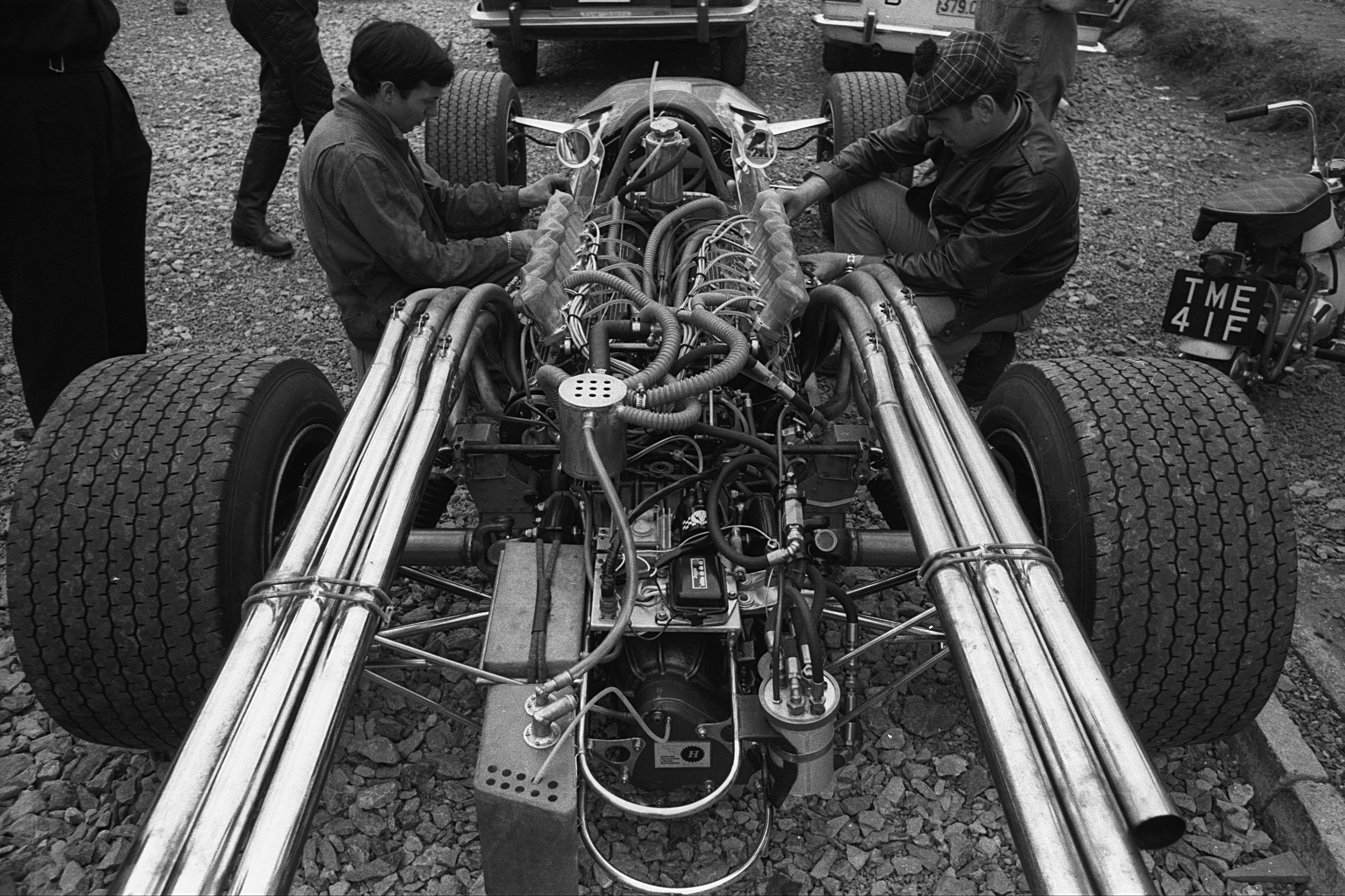 V12 engine arrived late for the 1968 F1 season and a second place for Beltoise at Zandvoort was the best result for the works team, which withdrew at season's end