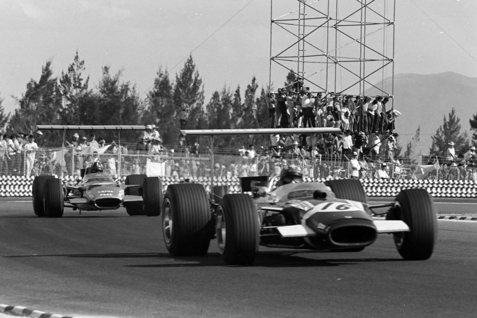 Siffert upstaged the championship contenders with a standout drive before delay set him back