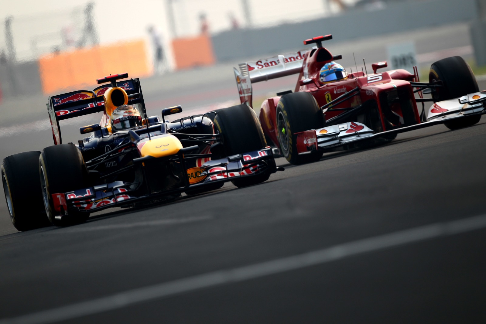 Resilience developed from Vettel's title fights with Alonso in 2010 and 2012 (pictured here in India) have proven useful in 2021
