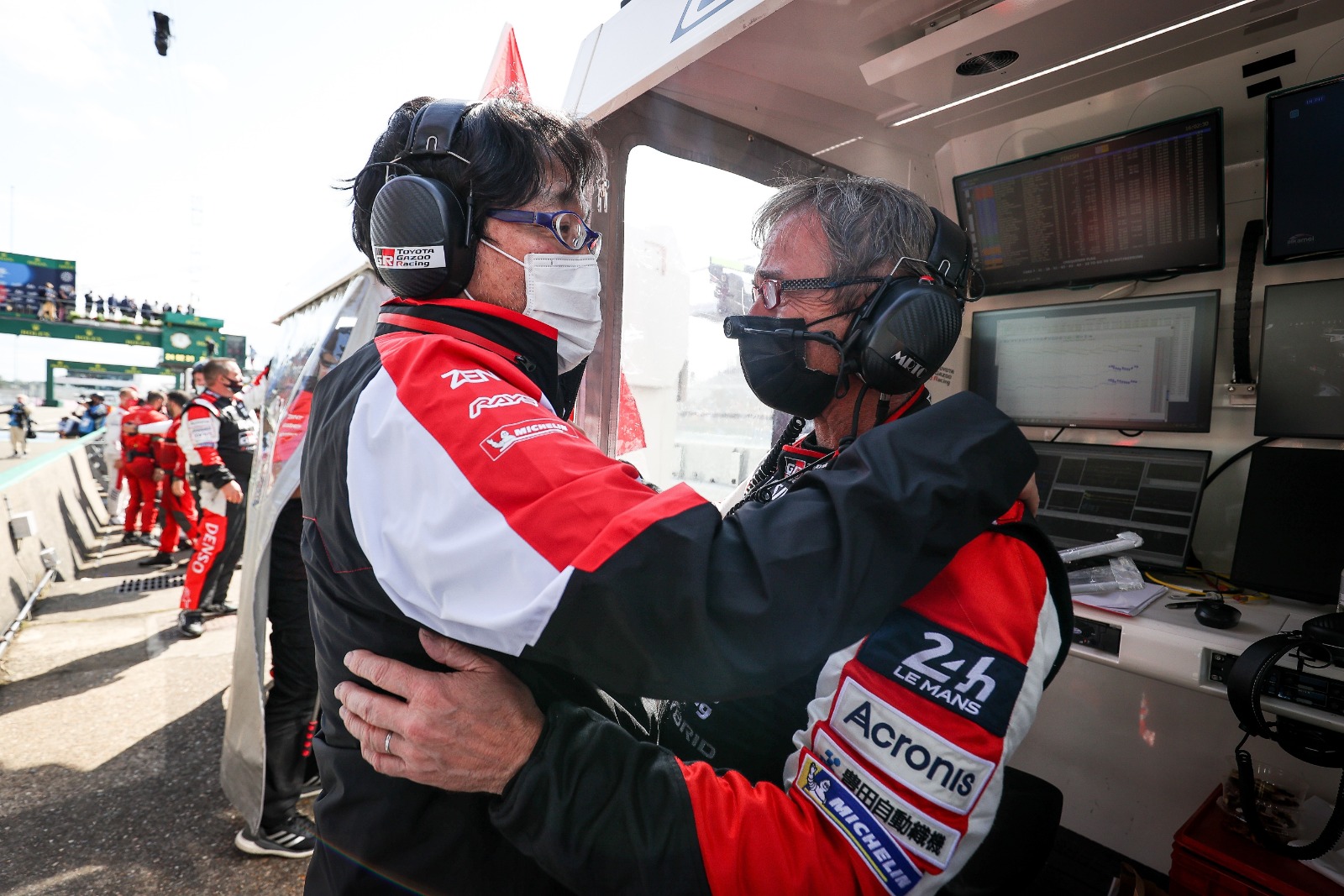After the stresses of getting the two cars to the finish without a lengthy pit visit, Vasselon (right) regards 2021 as his most cherished Le Mans win