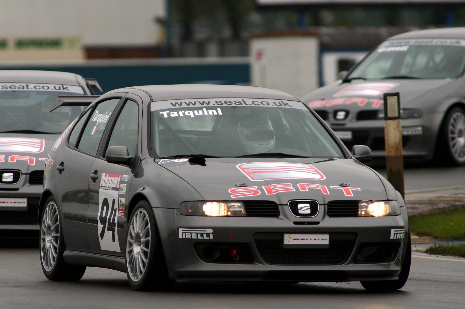 Tarquini faced off against former BTCC rivals in an invitational race at Donington in 2004 - Gow says he couldn't have accepted any faster