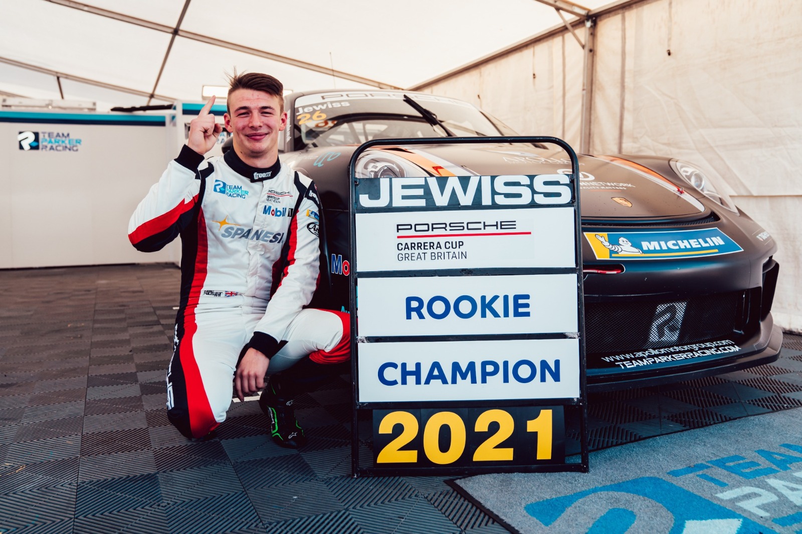 In his first year out of single-seaters, Jewiss impressed to take the Porsche rookie title and beat champion team-mate King