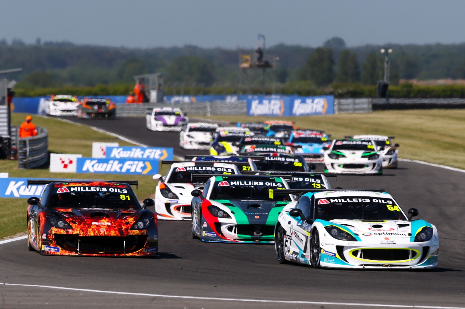 Smalley was the standout driver in the GT4 Supercup, but Hibbert put up a stiff fight 
