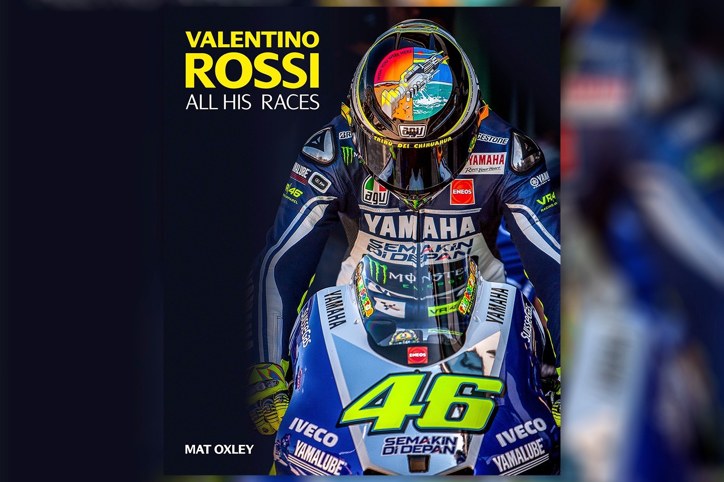 De cover van Valentino Rossi: all his races.