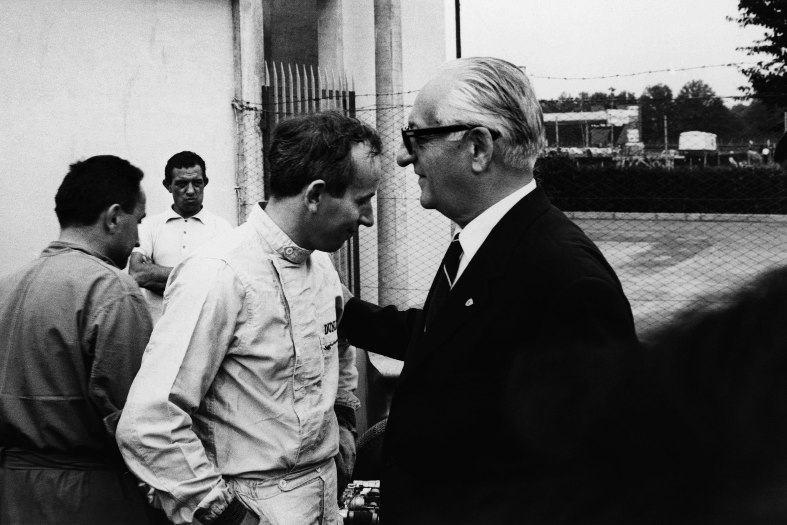 Surtees had a good relationship with Enzo Ferrari, but fell out with his team manager and abruptly left