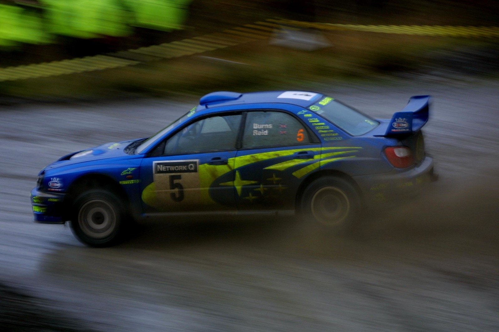Burns clinched the 2001 title with a mature drive to third in Wales