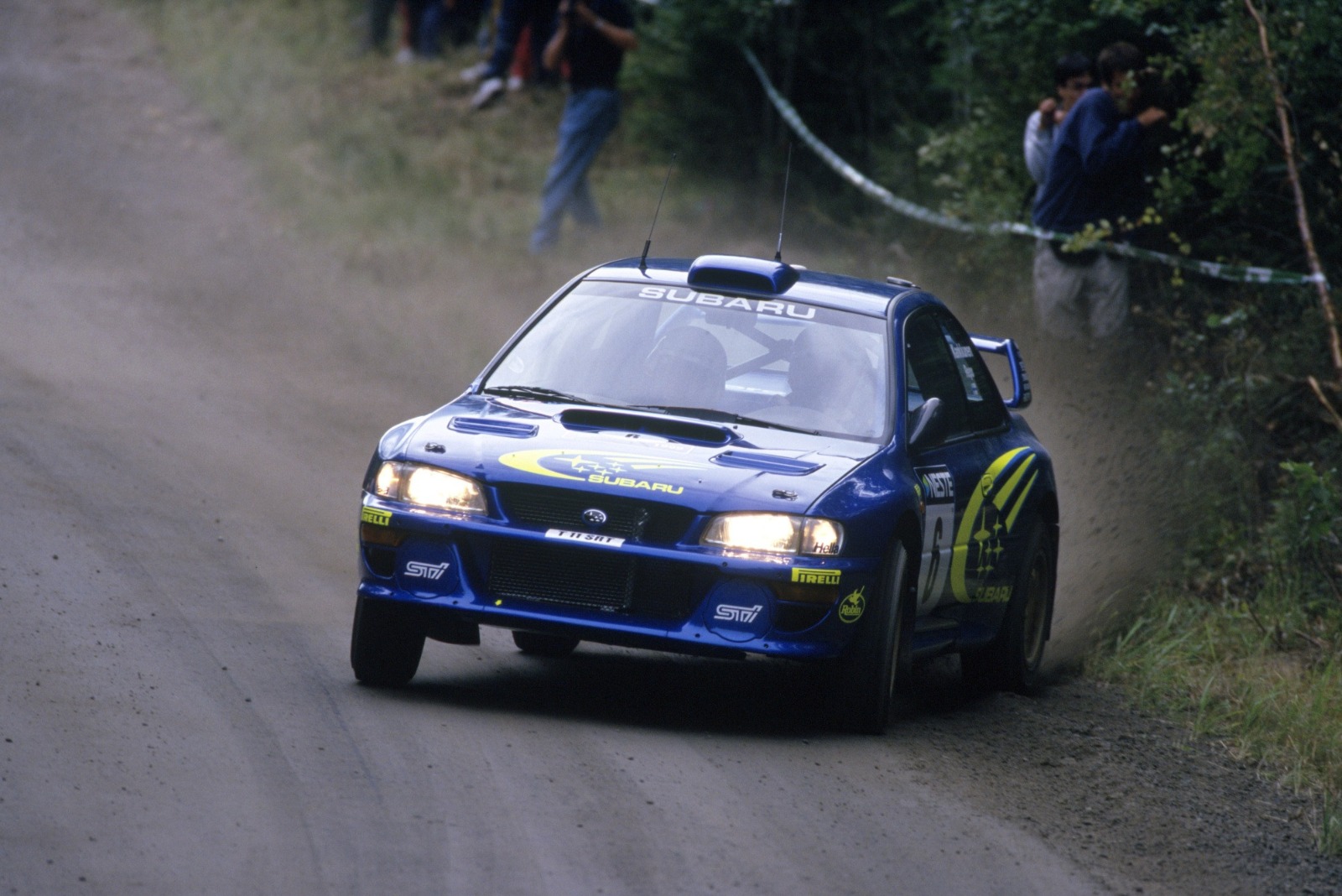 Burns narrowly lost out to Kankkunen (pictured) in a performance that underlined a changing of the guard at Subaru