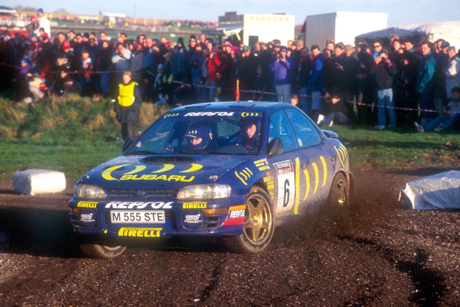 First WRC podium came on 1995 RAC Rally as team-mates McRae and Burns scrapped for the title