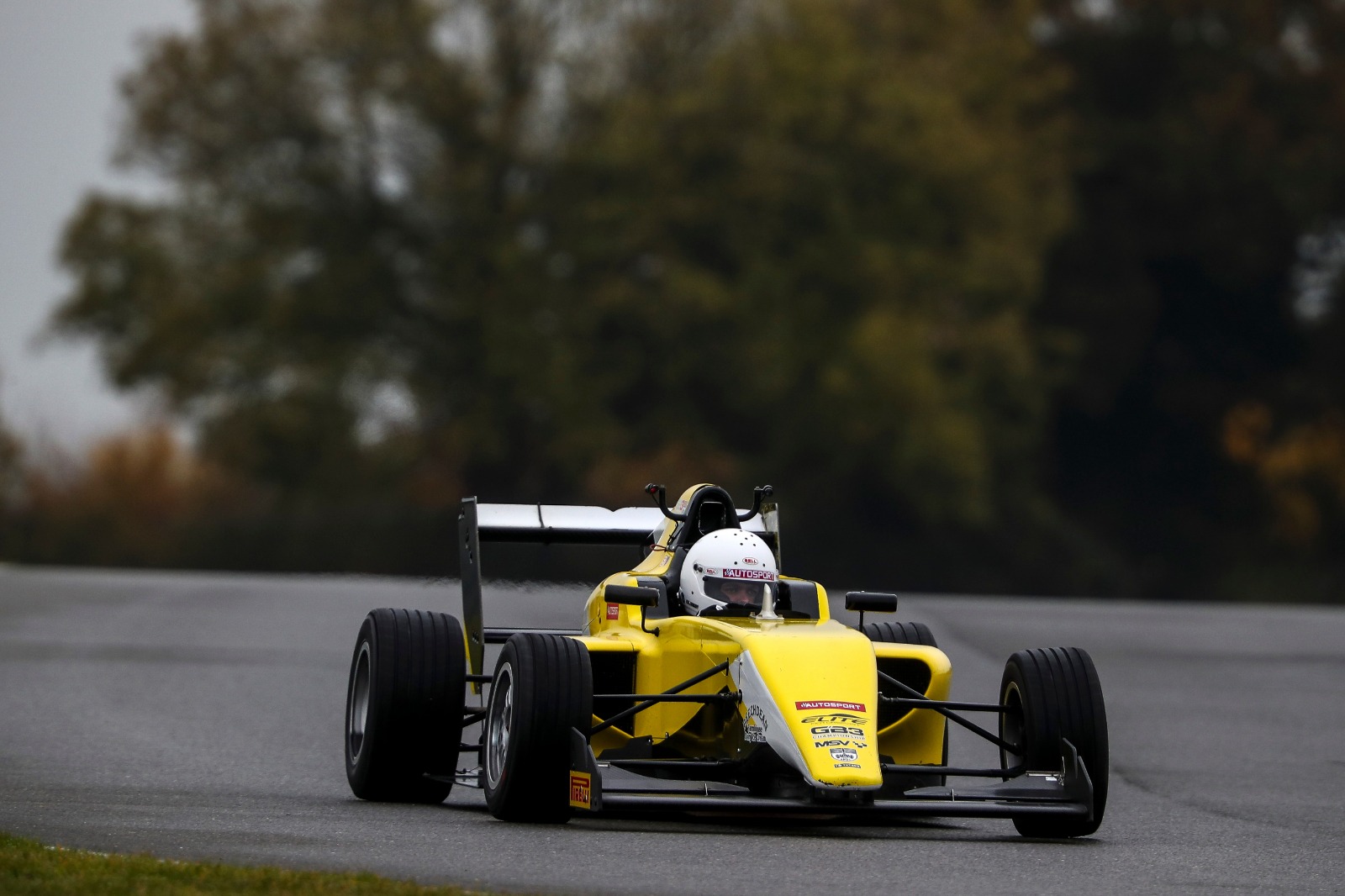 Impressive downforce on the Tatuus means drivers need to attack corners and braking zones