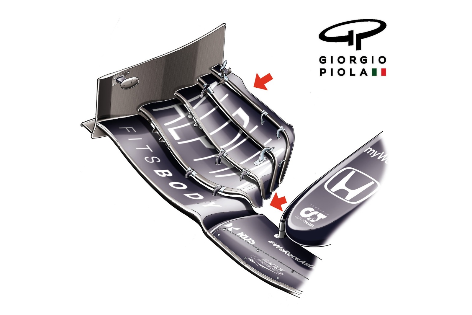 AlphaTauri brought a bespoke Monza wing to the Italian Grand Prix, but it didn't yield the hoped-for result