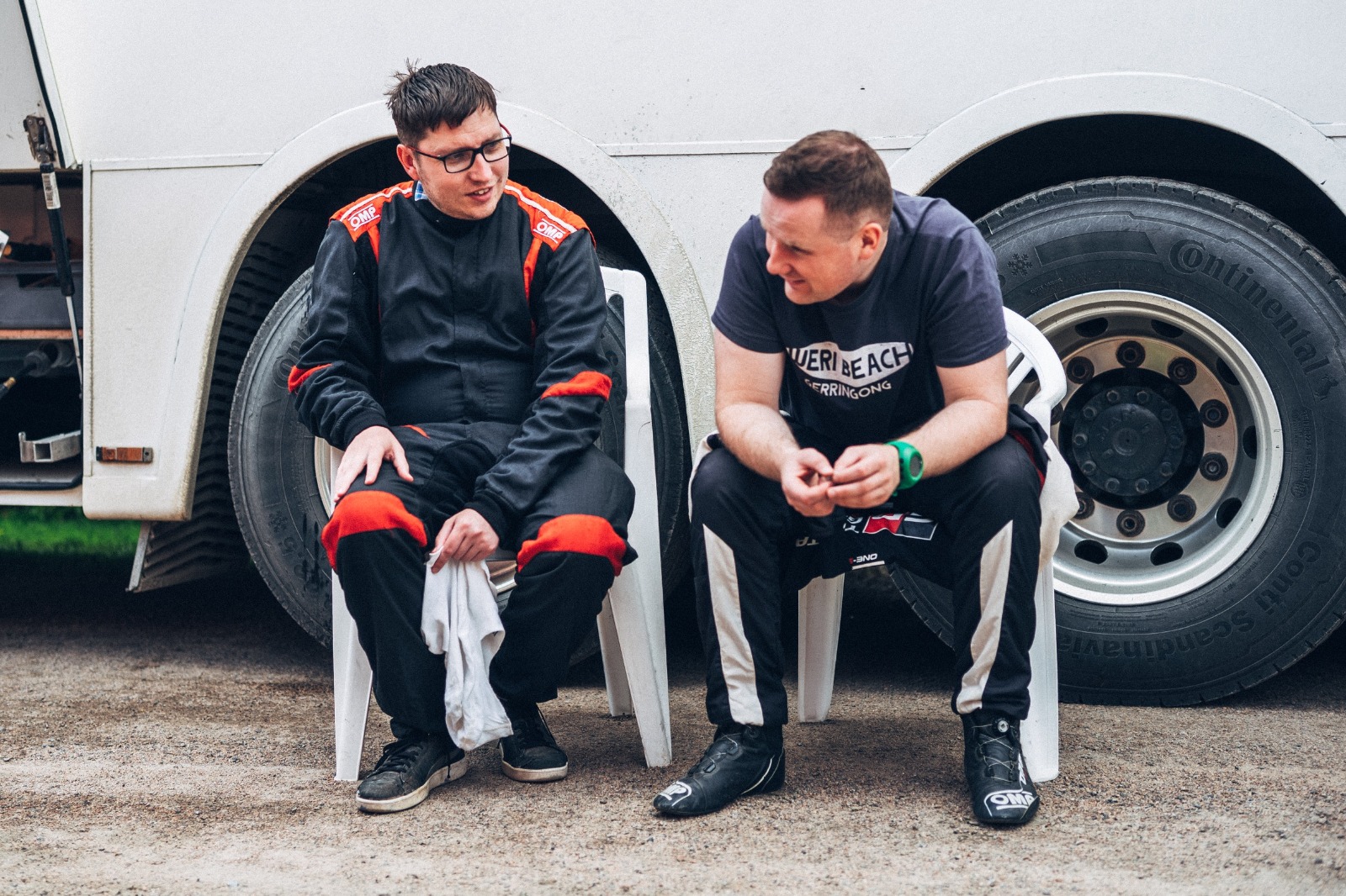 Rookie co-driver Howard seeks advice from Johnston before his first real-life run in the Toyota GR Yaris Rally1