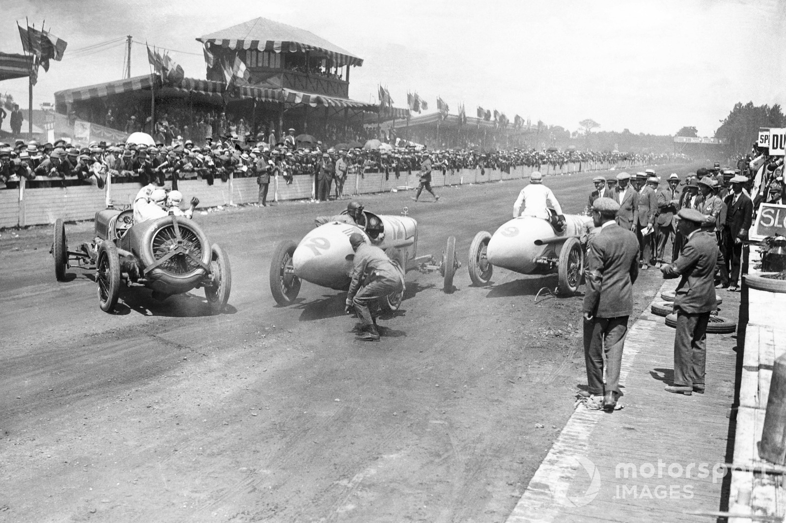 Where it all began... the start of the 1921 Grand Prix de l'ACF at Le Mans