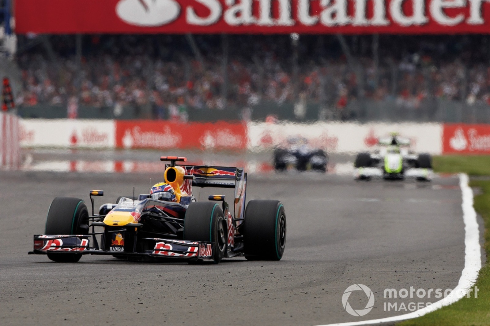 Mark Webber won the British GP in 2009, which was also the first F1 race Russell attended