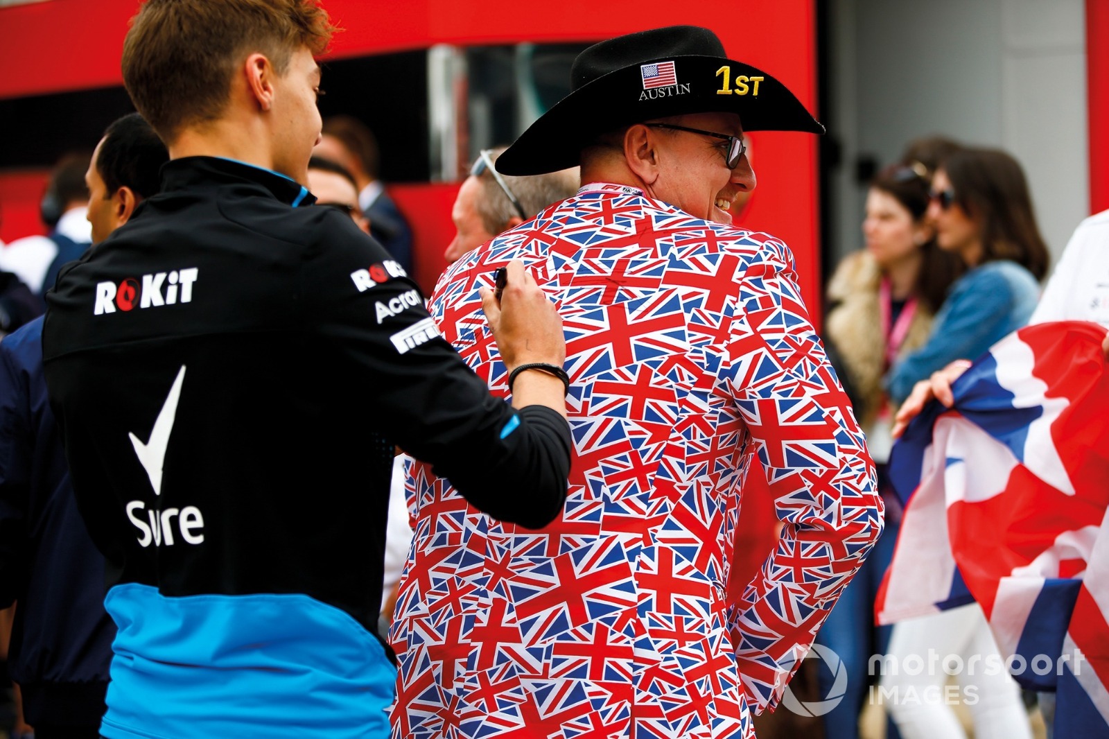 Fan support was missing during the 2020 races at Silverstone - something Russell says he took for granted