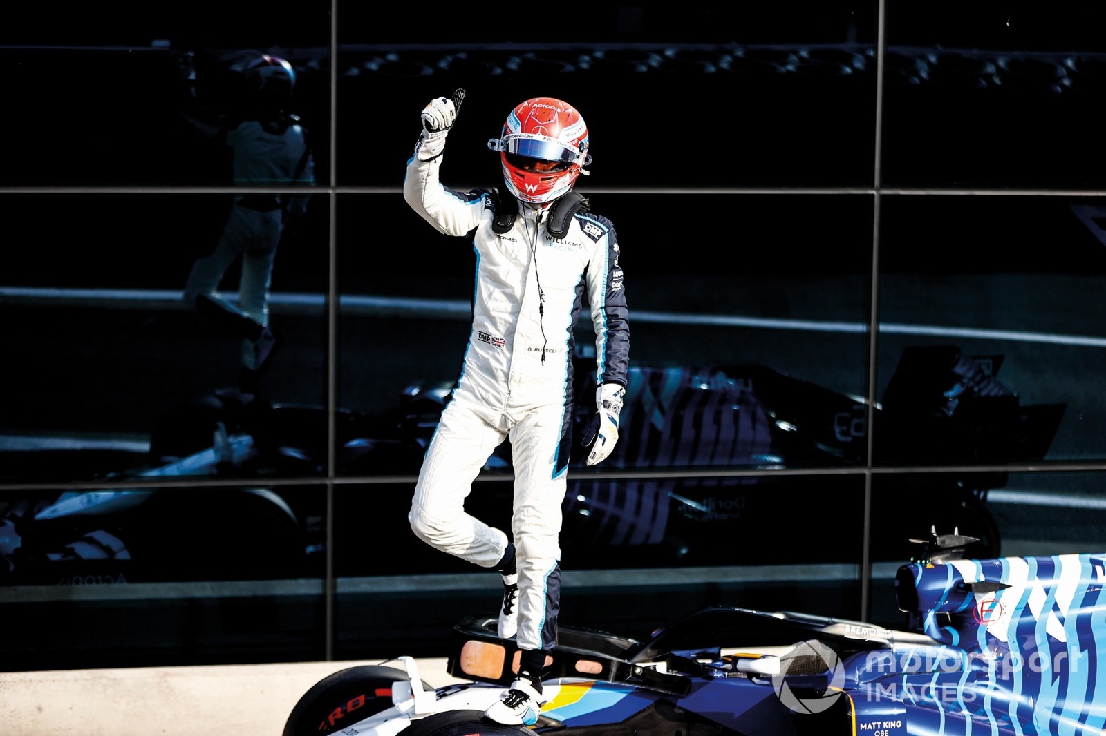 The Brit put in a strong qualifying performance in front of his home crowd in 2021