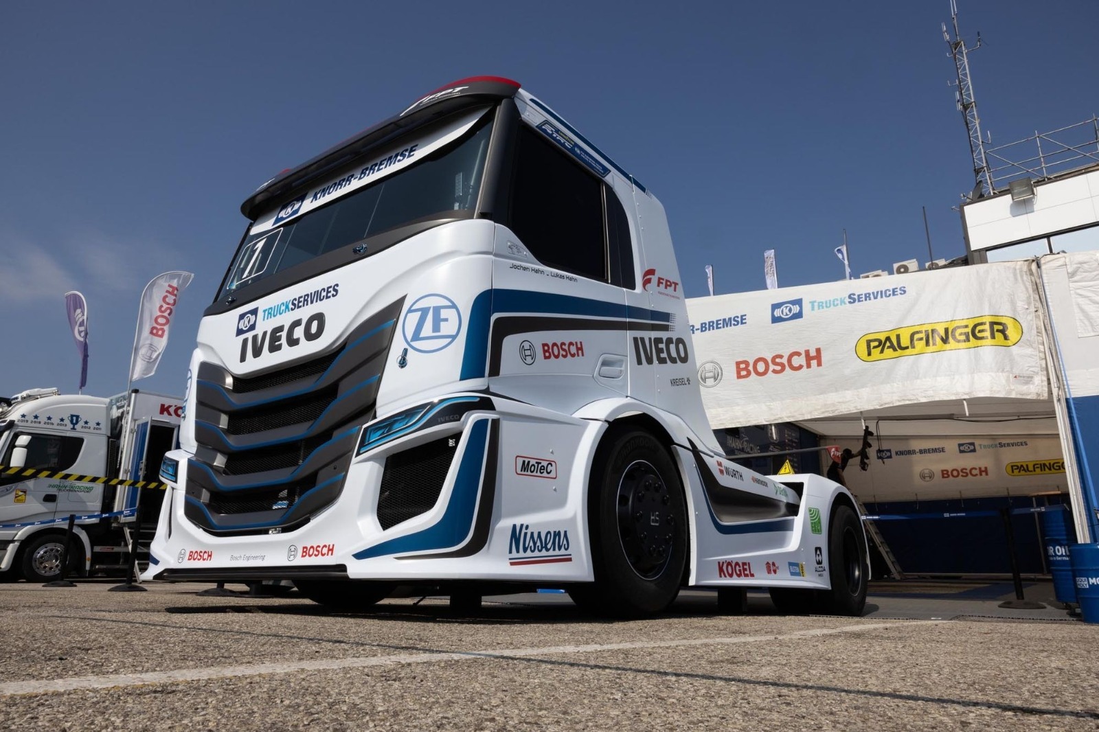 Hahn's electric truck prototype was presented at the Nurburgring last year