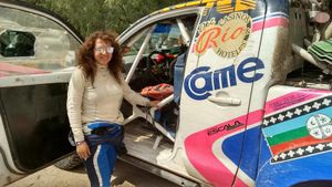 Alicia Reina en el Dakar 2016