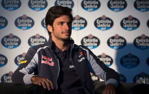 Carlos Sainz en un evento de Estrella Galicia en Madrid