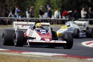 Ayrton Senna in his Toleman TG183B