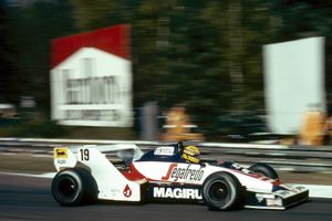 Ayrton Senna in his Toleman TG183B