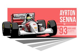 Ayrton Senna - 1993 Adelaide