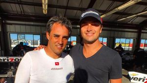 Nelson Piquet Jr. with Juan Pablo Montoya