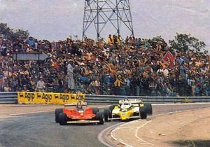 Gilles Villeneuve et René Arnoux à Dijon